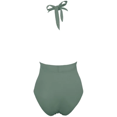 Anekdot Damen vegan Lunar Badeanzug Salbei