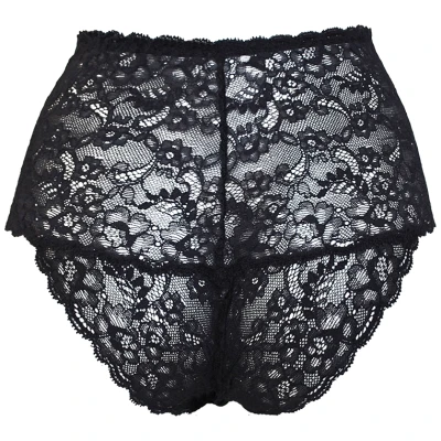 Anekdot Damen vegan New Moon High Höschen Schwarz