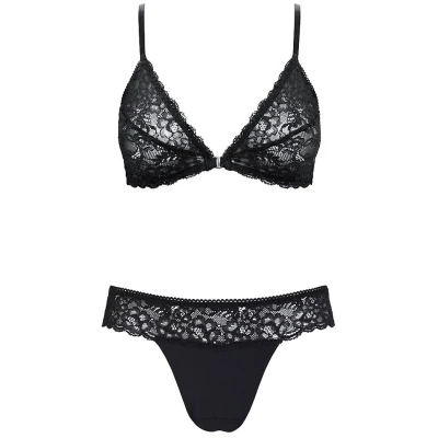 Anekdot Damen vegan New Moon Set Schwarz
