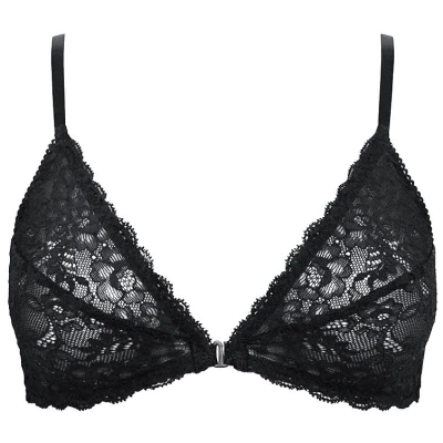 Anekdot Damen vegan New Moon Soft Bralette Schwarz