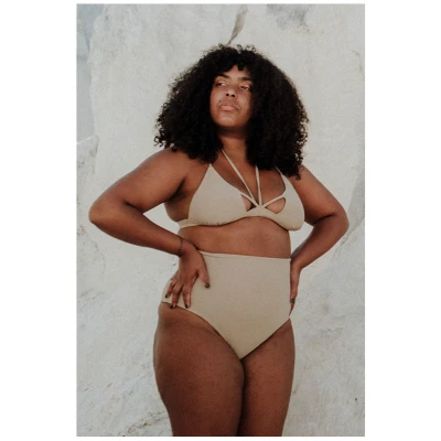 Anekdot Damen vegan Nova Bikini-Oberteil Mosaik