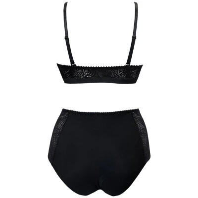 Anekdot Damen vegan Set Earth Black Hochhaus