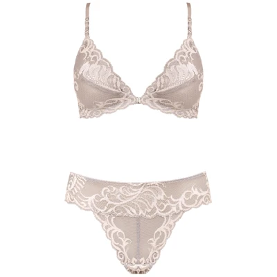 Anekdot Damen vegan Slip Set Ether Cream