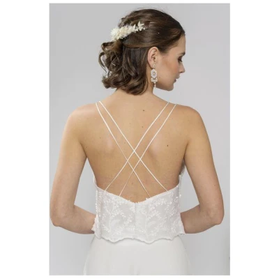 Atelier SNOW Braut-Trägertop Lily