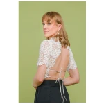 Atelier SNOW Brauttop Daphne aus Bio-Baumwolle