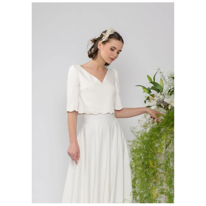 Atelier SNOW Brauttop Peony
