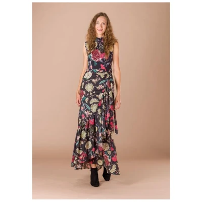 Atelier SNOW Set Ärmelloser Body + Maxi-Wickelrock Camellia