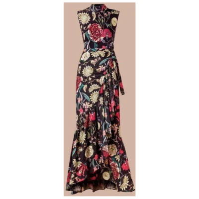 Atelier SNOW Set Ärmelloser Body + Maxi-Wickelrock Camellia
