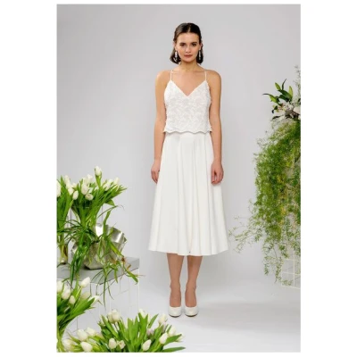 Atelier SNOW Zweiteiliges Brautkleid Trägertop Lily-Alyssien