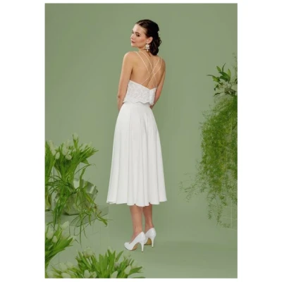 Atelier SNOW Zweiteiliges Brautkleid Trägertop Lily-Alyssien