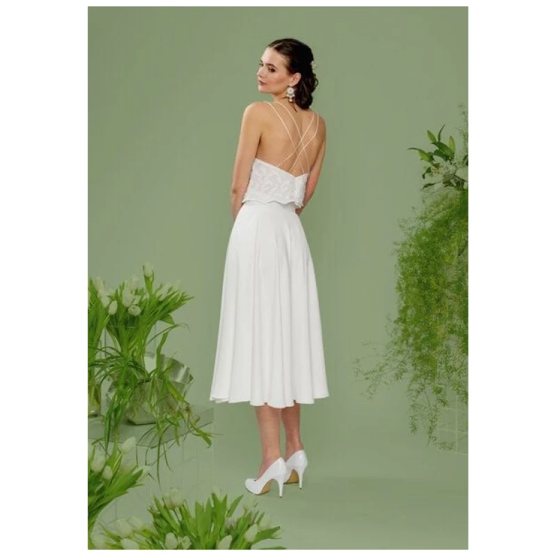 Atelier SNOW Zweiteiliges Brautkleid Trägertop Lily-Alyssien
