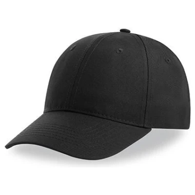 Atlantis Headwear Atlantis Recy Six Cap Klassische, strukturierte Baseballkappe, Geschwungener Schirm, Hochwertiger Klettverschluss