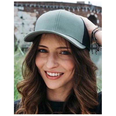 Atlantis Headwear Atlantis Recy Three Recycled Cap Mesh Rückseite 100% recycltes Polyester recyclte Baumwolle