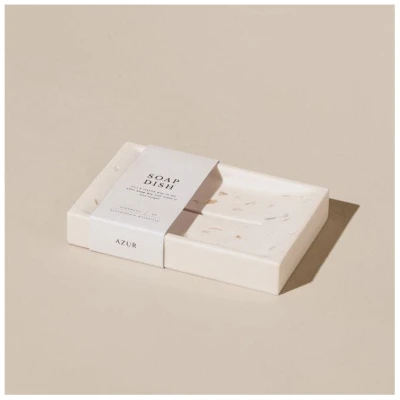 Azur Natural Bodycare Seifenschale Terrazzo