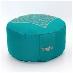 BAGHI Bio Meditationskissen rund Herz-Blume-des-Lebens
