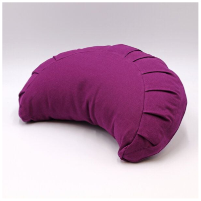 BAGHI Meditationskissen Halbmond basic aus Bio-Baumwolle kbA - Sitzhöhe 12cm