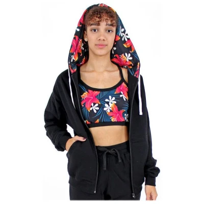 BAGHI Sweat Jacke organic schwarz GOTS