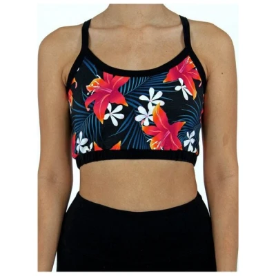 BAGHI Yoga Bustier tropical print GOTS organic