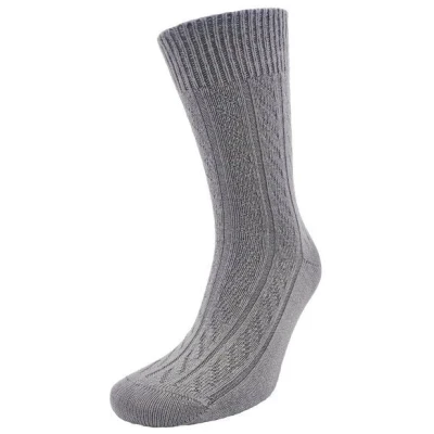 BLS Organic GOTS zertifiziert aus Baby Alpaka Socken mit feinem Zopfmuster