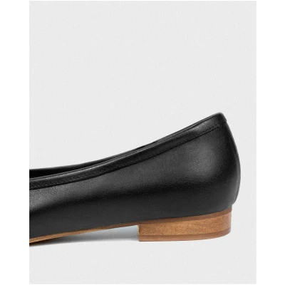 BOHEMA Damen vegan Ballerinas Audrey Schwarz