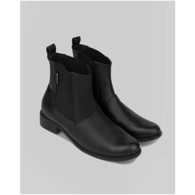 BOHEMA Damen vegan Chelsea Boots Nr. 2 Schwarz