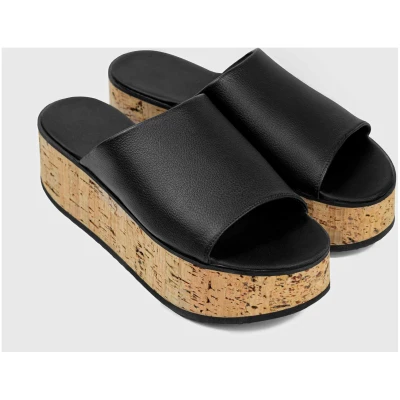 BOHEMA Damen vegan Sandalen Geigi Grau
