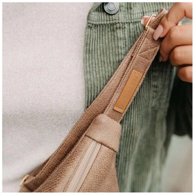 BOWLEANIES TASCHEN Bauchtasche | Gürteltasche aus Lederfaserstoff