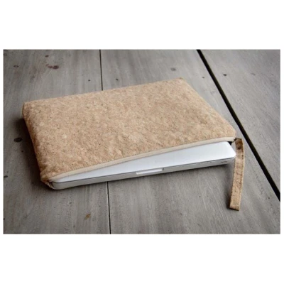 BY COPALA Laptop-Hülle 13 "- 14 " Zoll aus Kork, Klassisch - Natur, vegan