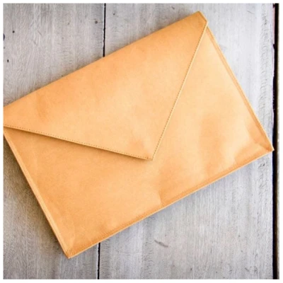 BY COPALA Laptop Hülle 13 " - 14 " Zoll aus Kraft Papier mit Magnetverschluss
