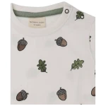 Baby Langarm Schlafanzug/ Strampler *Acorn* Bio Baumwolle | Turtledove London
