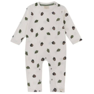 Baby Langarm Schlafanzug/ Strampler *Acorn* Bio Baumwolle | Turtledove London