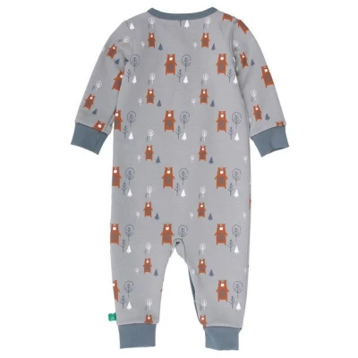 Baby Langarm Schlafanzug/ Strampler *Bear* GOTS & Bio- Baumwolle | Freds World