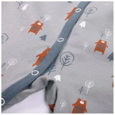 Baby Langarm Schlafanzug/ Strampler *Bear* GOTS & Bio- Baumwolle | Freds World