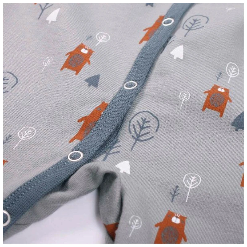 Baby Langarm Schlafanzug/ Strampler *Bear* GOTS & Bio- Baumwolle | Freds World