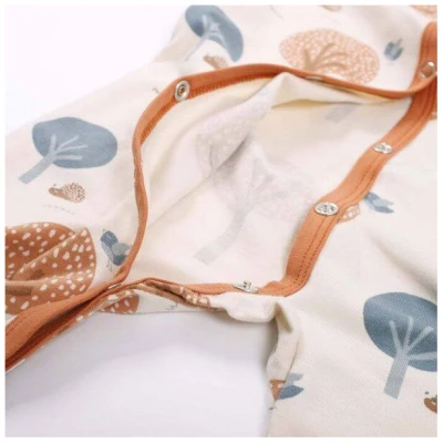 Baby Langarm Schlafanzug/ Strampler *Tree* GOTS & Bio- Baumwolle | Freds World