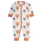 Baby Langarm Schlafanzug/ Strampler *Tree* GOTS & Bio- Baumwolle | Freds World