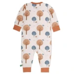 Baby Langarm Schlafanzug/ Strampler *Tree* GOTS & Bio- Baumwolle | Freds World