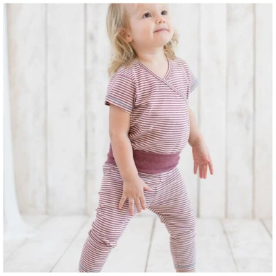 Baby-Leggings gestreift 'OrganicEra' aus Bio-Baumwolle