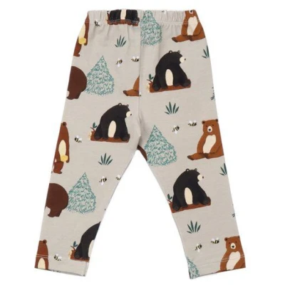Baby- & Kleinkinder-Leggings Bio Baumwolle GOTS zertifiziert Walkiddy - 95% Baumwolle, 5% Elasthan - Modell Baby Bears - Nachhaltig & Umweltbewusst