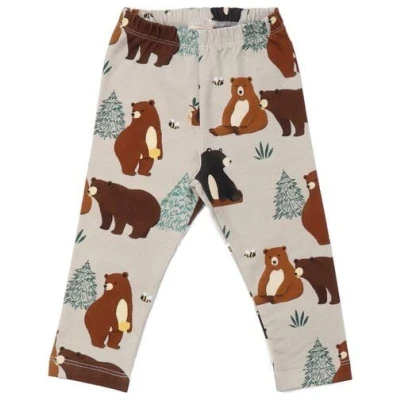 Baby- & Kleinkinder-Leggings Bio Baumwolle GOTS zertifiziert Walkiddy - 95% Baumwolle, 5% Elasthan - Modell Baby Bears - Nachhaltig & Umweltbewusst