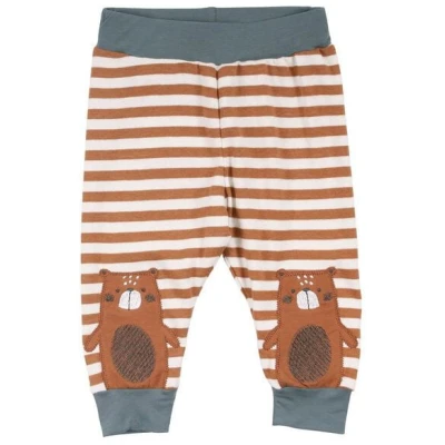 Baby stripe Leggings/ Pants *Bear* GOTS & Bio- Baumwolle | Freds World
