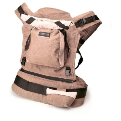 Babytrage aus Hanf - African Baby Carrier - Beige