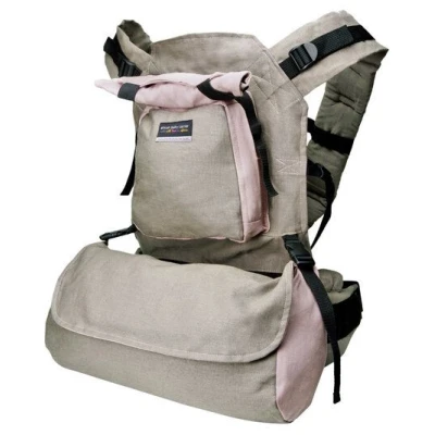 Babytrage aus Hanf - African Baby Carrier - Taupe