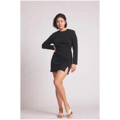 Baìge the Label Damen vegan Brandi Kleid Schwarz
