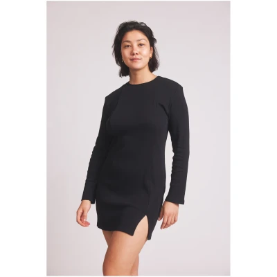 Baìge the Label Damen vegan Brandi Kleid Schwarz