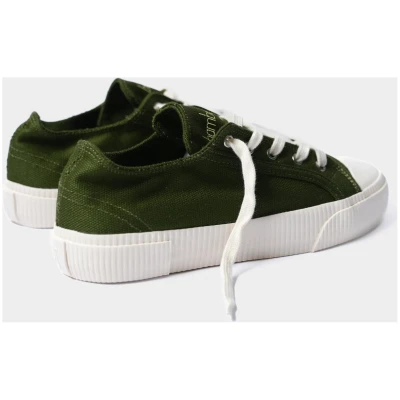 Bamburista Damen vegan Niedrig Sneaker Damen Marienkäfer Paradiso Moosgrün