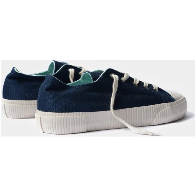 Bamburista Damen vegan Niedrig Sneaker Damen Marienkäfer Robino Thunder Blue
