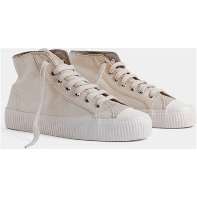 Bamburista Damen vegan Sneaker Ladybug High Sand