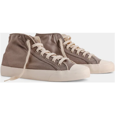 Bamburista Herren vegan Sneaker Grasshopper Hoch Grau
