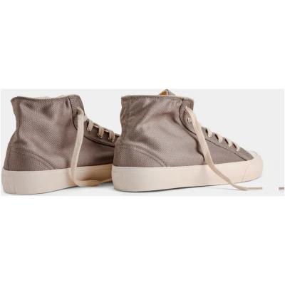Bamburista Herren vegan Sneaker Grasshopper Hoch Grau